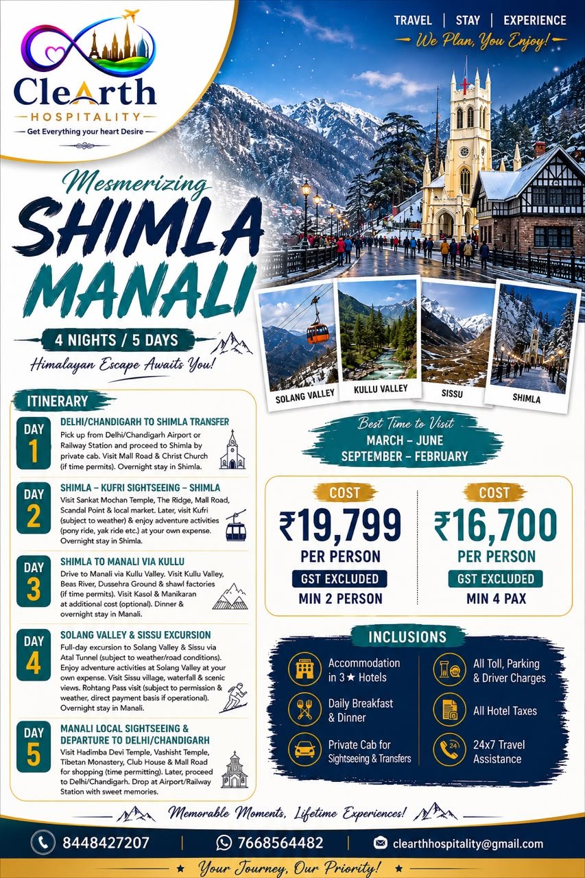 shimla manali